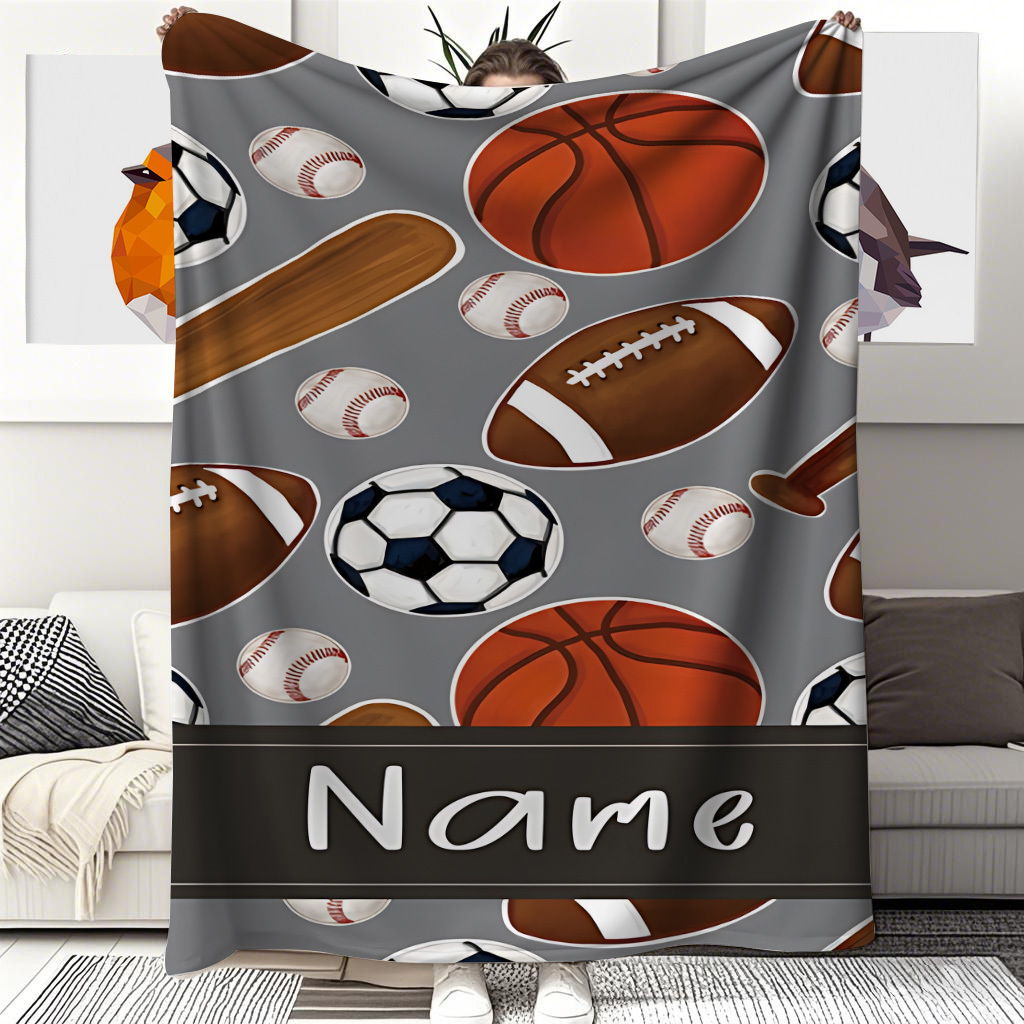 1 Custom name blanket sports e - Name Sports Equipment 评论和价格