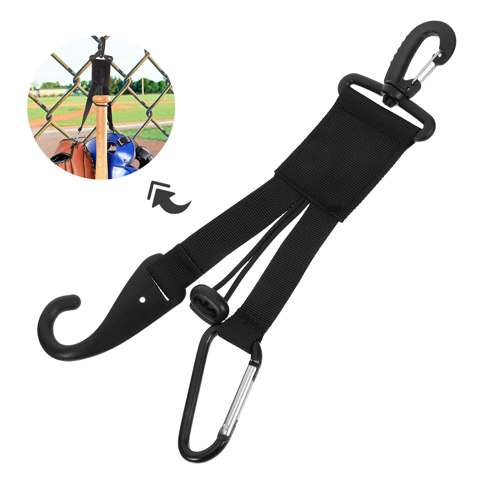 2Pcs Baseball Gear Clip Heavy  - Sports Equipment Bat 评论和价格