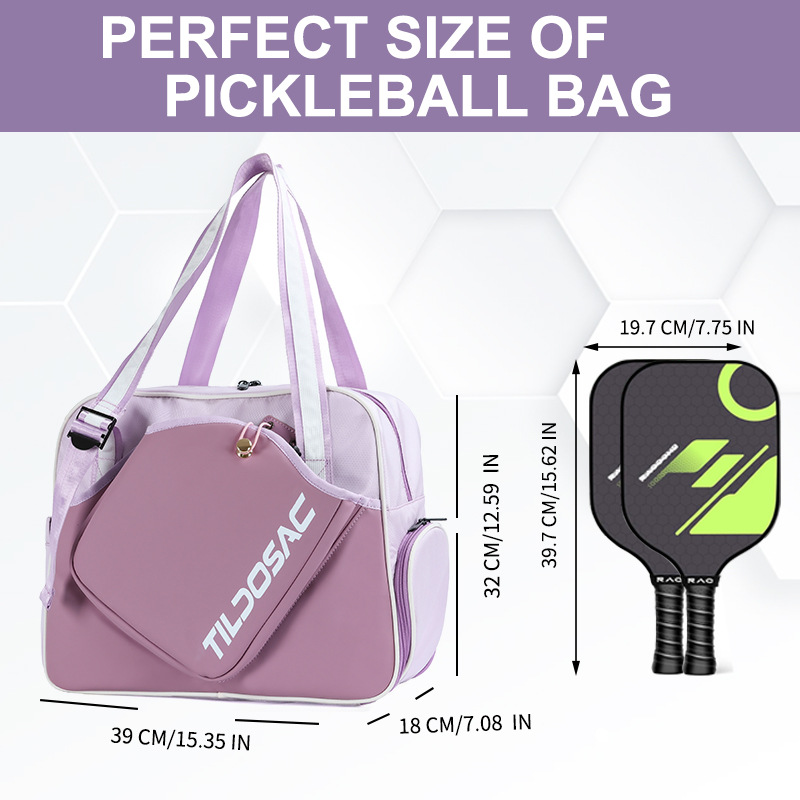 Unisex Pickleball Racquet Bag  - Sports Equipment Box 评论和价格