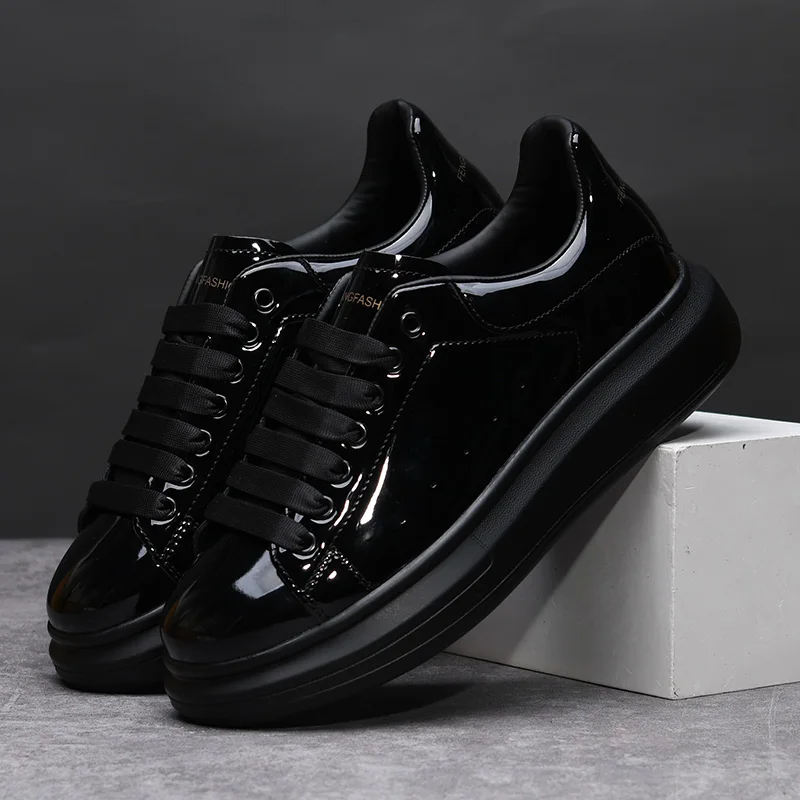 Brand Men's Shoes Black Glossy - Sports Equipment Brands 评论和价格