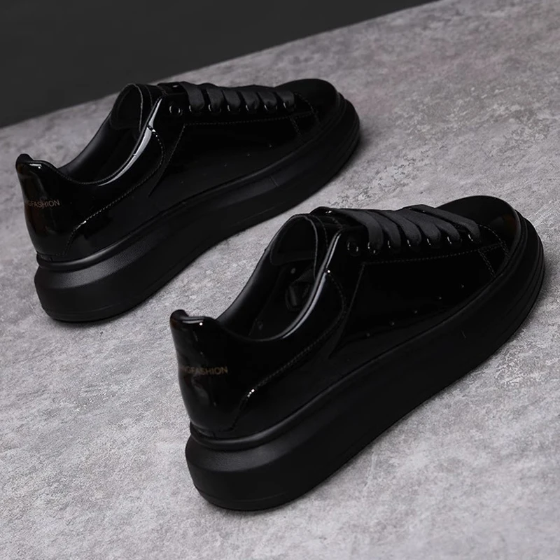Brand Men's Shoes Black Glossy - Sports Equipment Brands 评论和价格