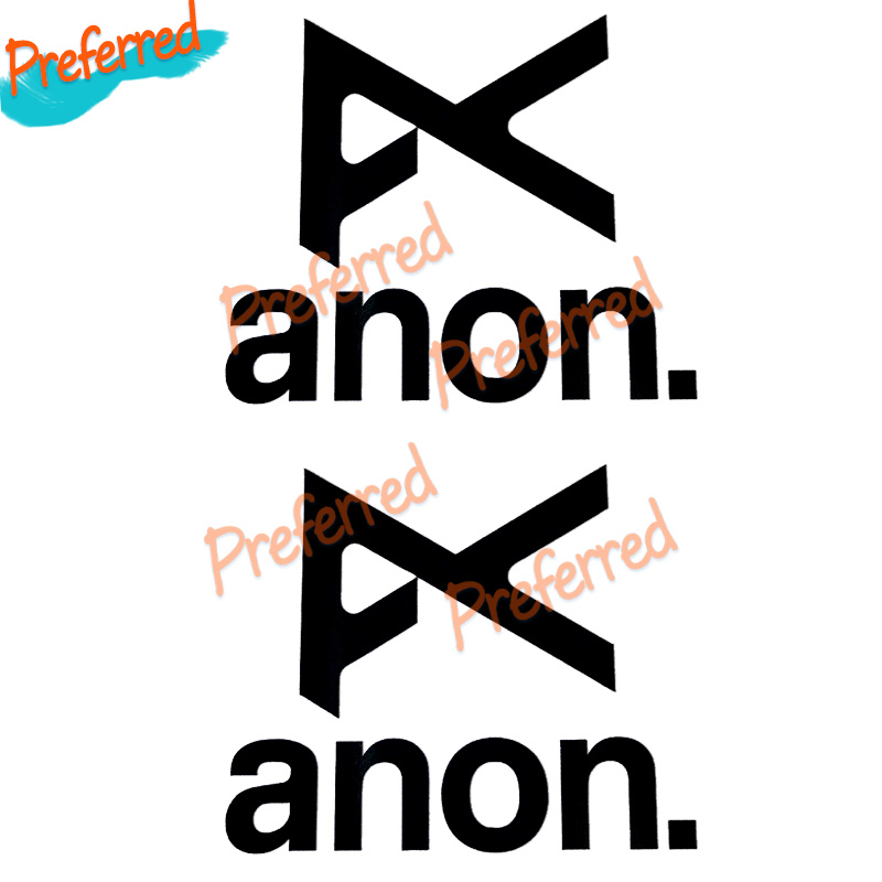 2x Ski Stickers - Anon Ski Ski - Sports Equipment Background 评论和价格