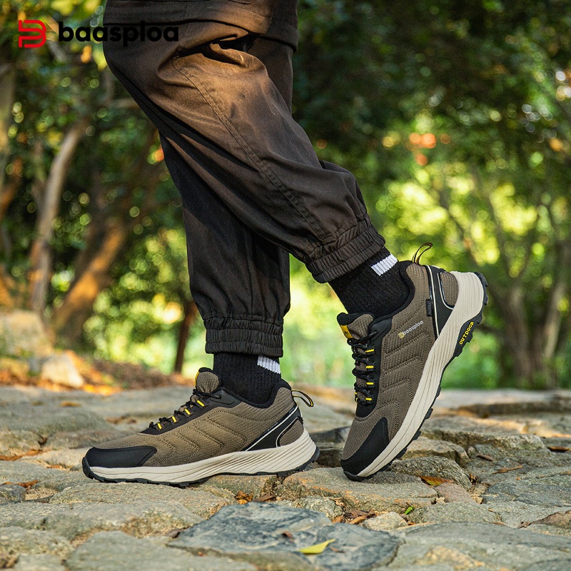 Baasploa Men Hiking Shoes Bran - Sports Equipment Brands 评论和价格