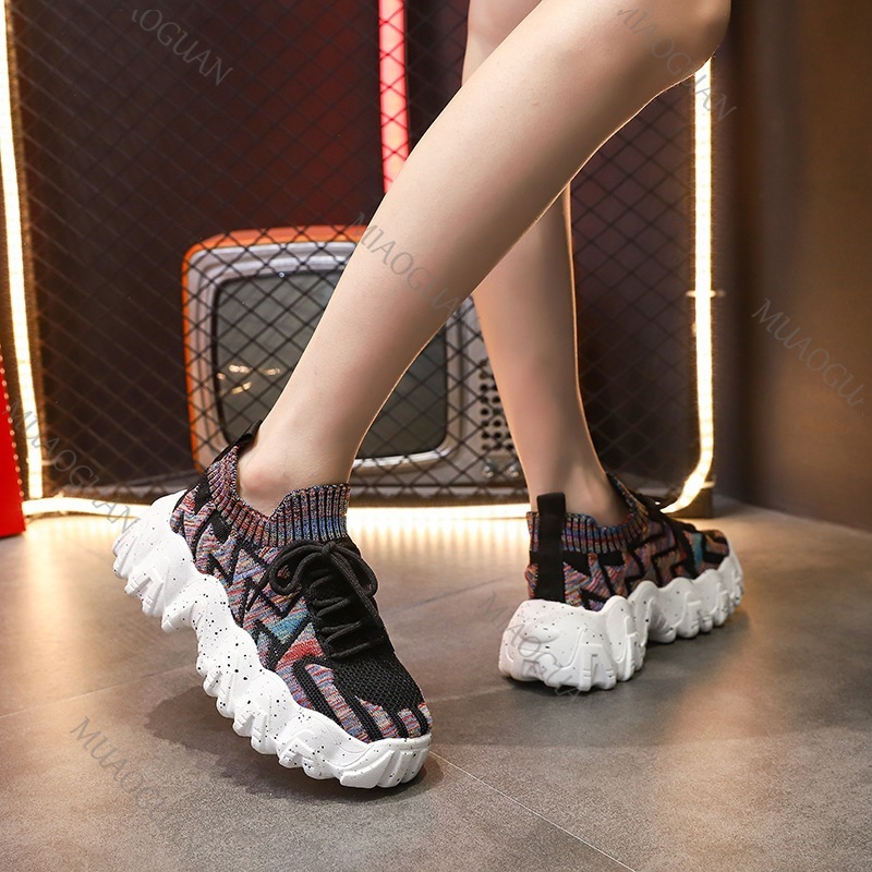 Women Chunky Sneakers Breathab - Sports Equipment For Running 评论和价格
