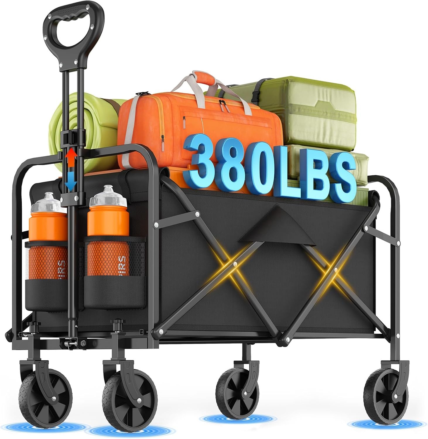 380LBS All Terrain Heavy Duty  - Sports Equipment Trolley 评论和价格