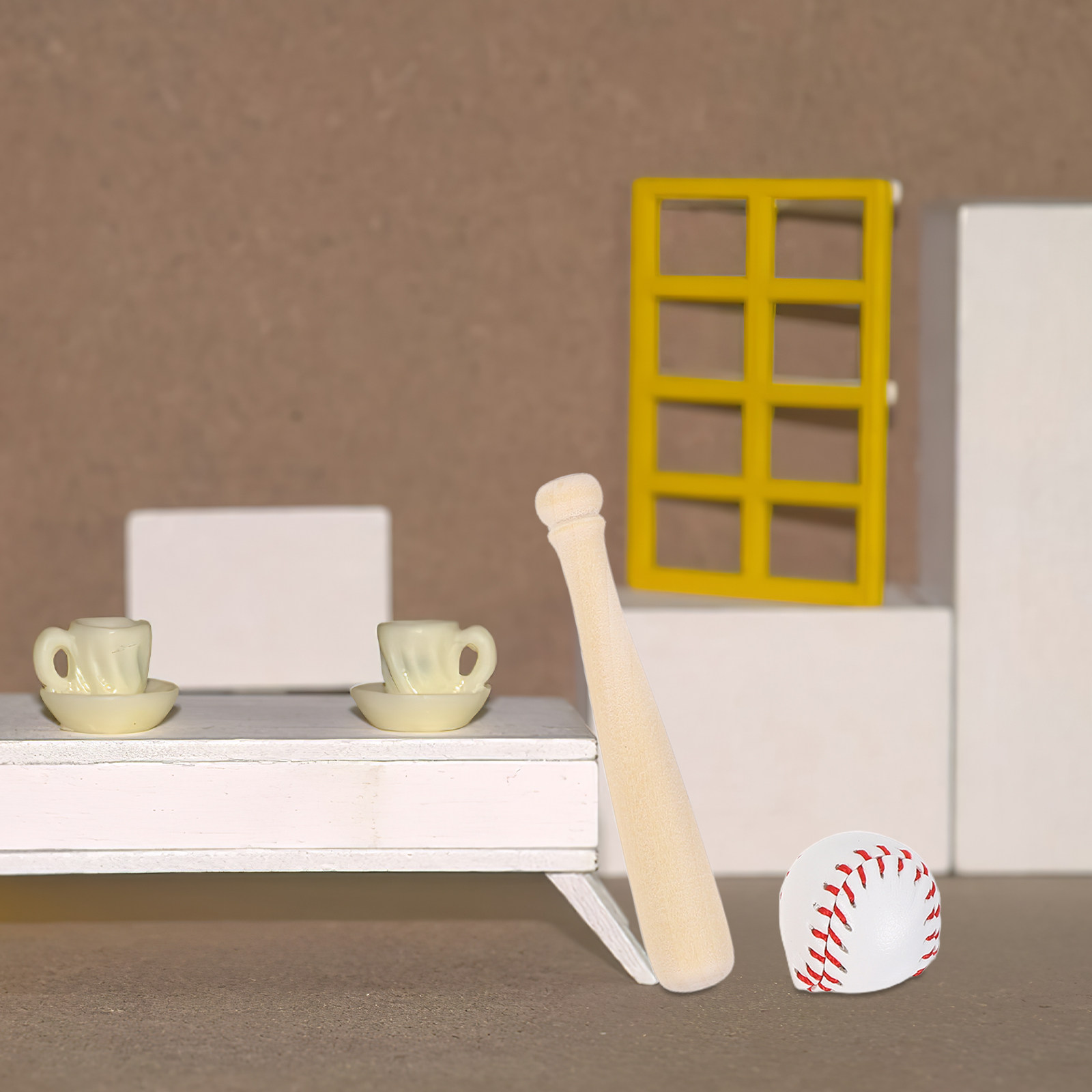 2Sets Miniature Baseball Bat G - Sports Equipment Bat 评论和价格