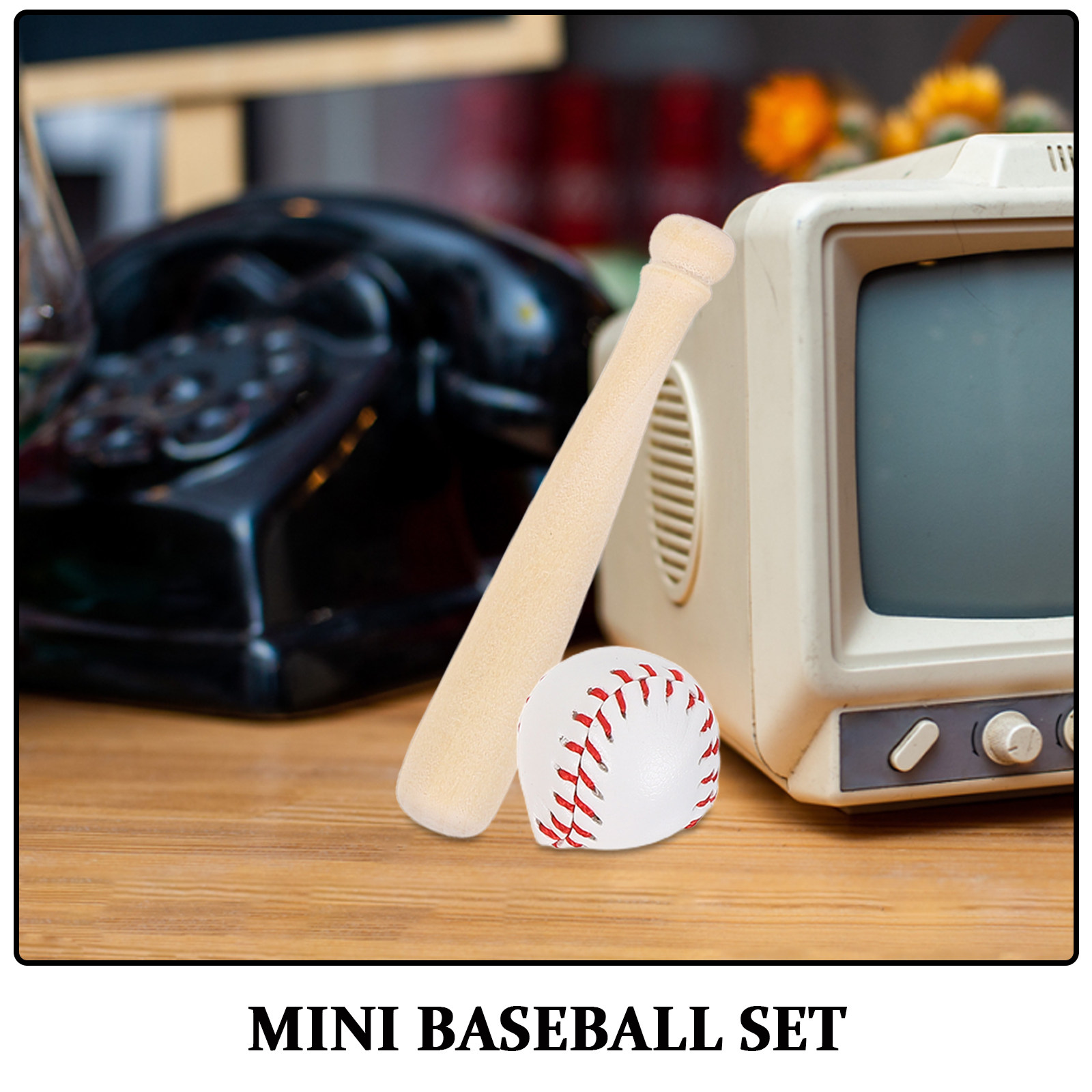 2Sets Miniature Baseball Bat G - Sports Equipment Bat 评论和价格
