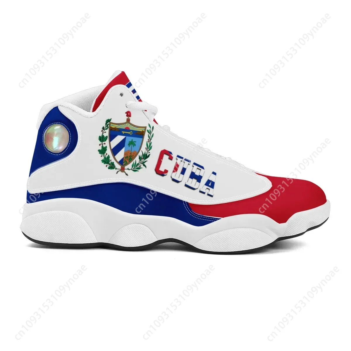 CUBA Flag Print Cool Men Baske - Sports Equipment For Running 评论和价格