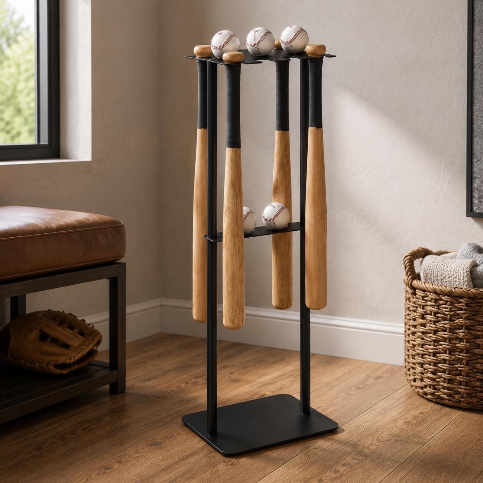 Metal Baseball Bat Stand Iron  - Sports Equipment Bat 评论和价格