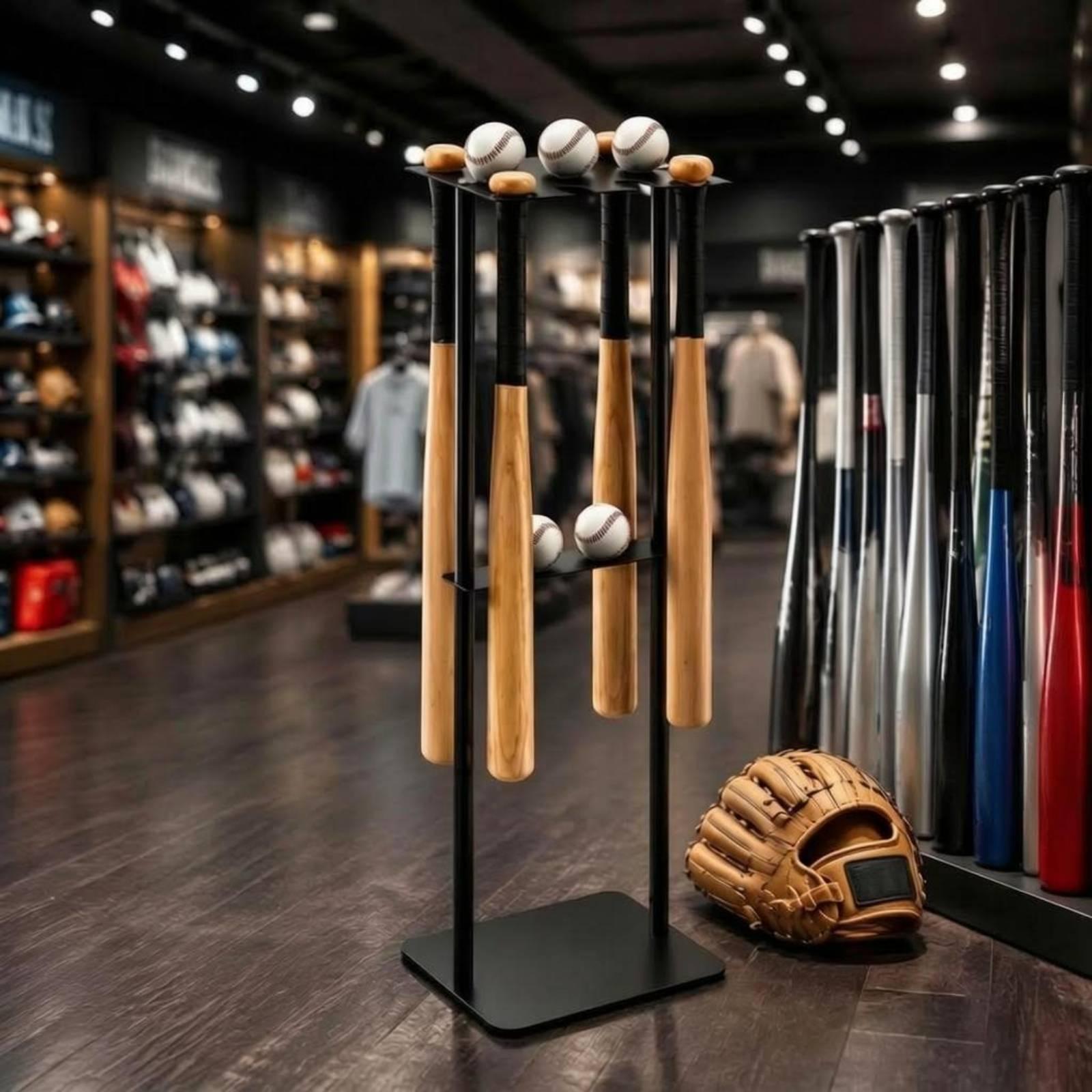 Metal Baseball Bat Stand Iron  - Sports Equipment Bat 评论和价格