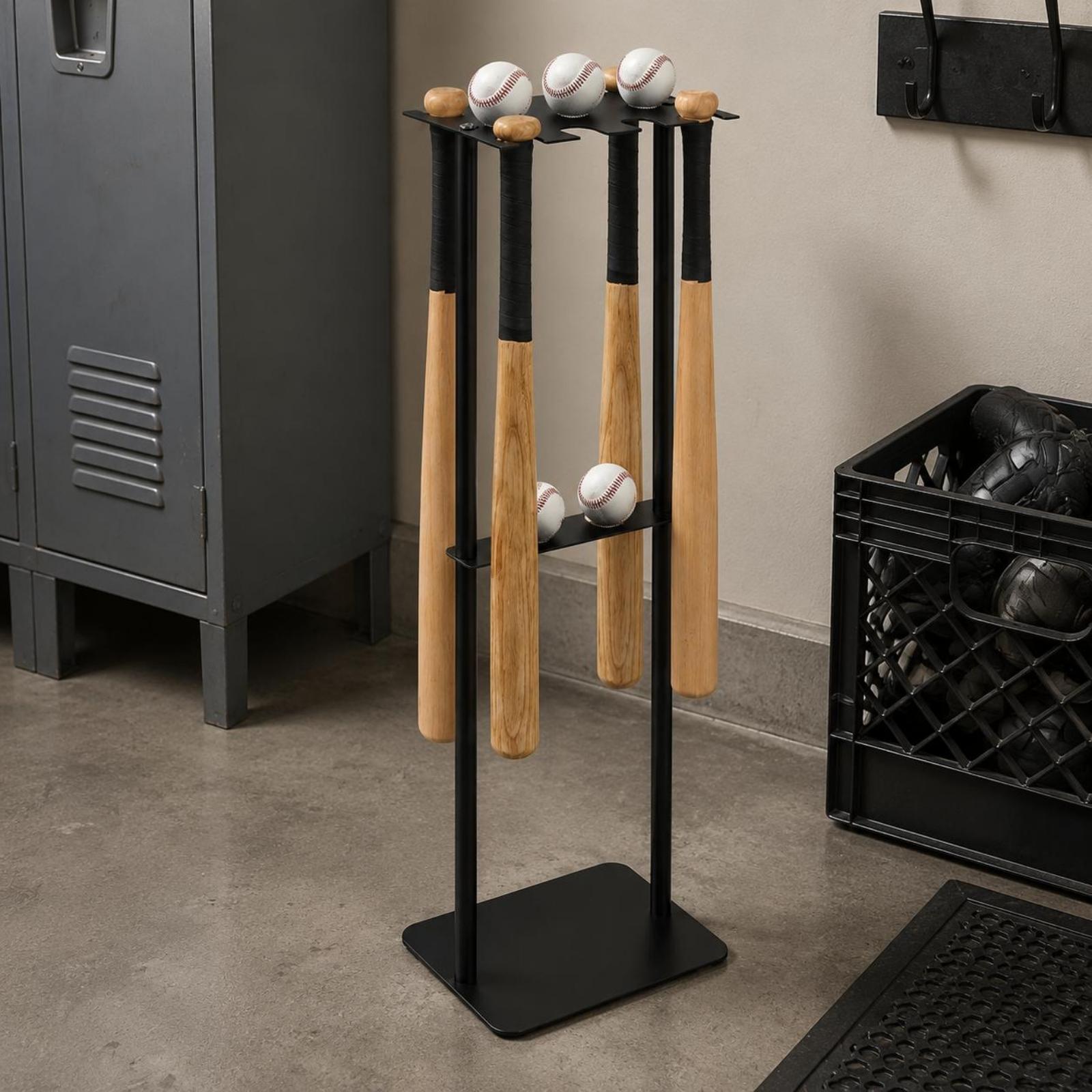 Metal Baseball Bat Stand Iron  - Sports Equipment Bat 评论和价格