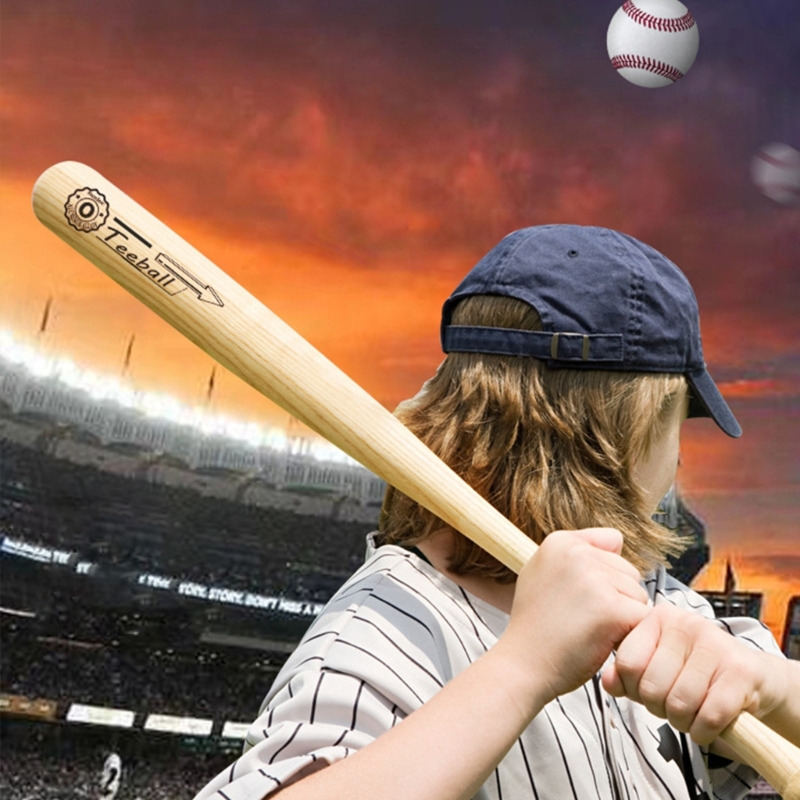 21 Inch Baseball Bat Solid Woo - Sports Equipment Bat 评论和价格