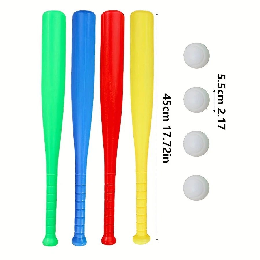 2/4pcs Lightweight Plastic Bas - Sports Equipment Bat 评论和价格