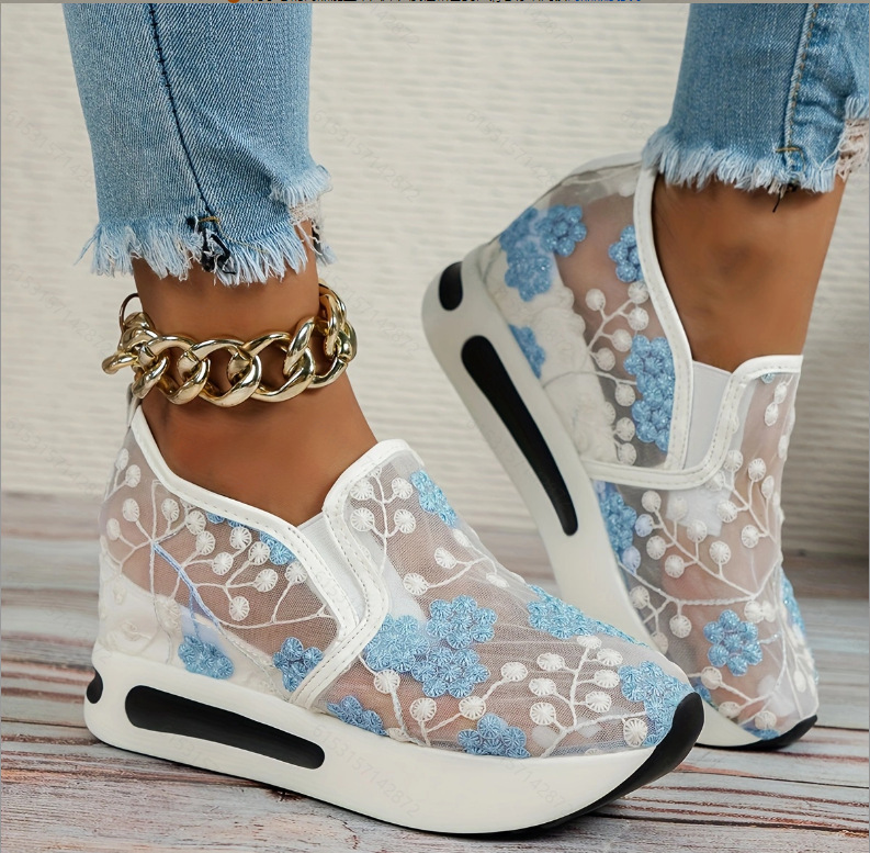 Lace Flats Platform Women Spor - Sports Equipment For Running 评论和价格